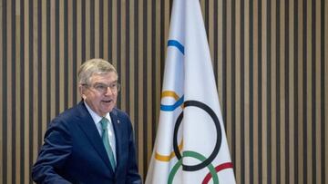 Thomas Bach, en la reunión de la Comisión Ejecutiva.