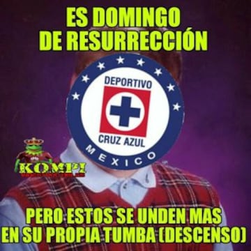 Los 40 mejores memes de la derrota del Cruz Azul