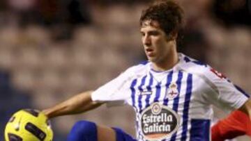 Rubén Pérez en su etapa en el Deportivo.