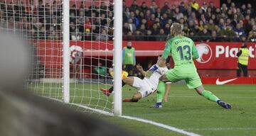 Ben Yedder anotó el 2-0.