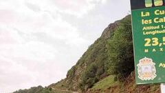 "El Angliru no se puede subir con esta gravilla"