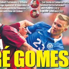 Prensa de Barcelona: André Gomes, otro volante en el foco