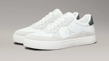 Zapatillas deportivas Calvin Klein Classic Cupsole Iconic blancas para hombre