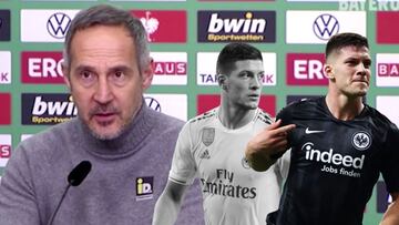 H¨¹tter confirma la probable llegada de Jovic al Eintracht