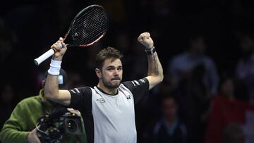 Stan Wawrinka, tras vencer al croata Marin Cilic.