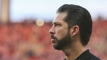 Benjamin Mora head coach of Atlas during the game Guadalajara vs Atlas, corresponding to second leg match of Quarterfinals of the Torneo Clausura 2023 of the Liga BBVA MX, at Akron Stadium, on May 14, 2023.
<br><br>
Benjamin Mora Director Tecnico de Atlas durante el partido Guadalajara vs Atlas, Correspondiente al partido de Vuelta de Cuartos de Final del Torneo Clausura 2023 de la Liga BBVA MX,en el Estadio Akron, el 14 de Mayo de 2023.