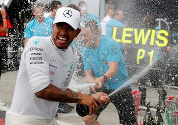 Lewis Hamilton in Monza.