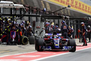 Parada de Daniil Kvyat.