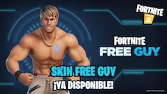 Fortnite: skin Free Guy (Ryan Reynolds) ya disponible; precio y contenidos