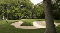 Imagen del Winged Foot Golf Club de Nueva York durante el US Open de 2006.