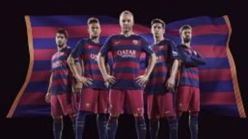 La camiseta del Barça 2015/16 tendrá las franjas horizontales.