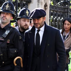 David Beckham spotted in queue for the Queen lying-in-state