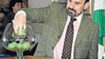 Torres, en el anterior sorteo.