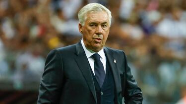 Carlo Ancelotti, entrenador del Real Madrid.