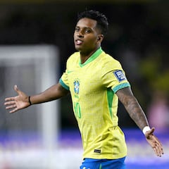 Rodrygo se reivindica con el gol del triunfo de Brasil ante Ecuador