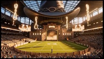 AI is getting so realistic, and these futuristic NFL stadiums it designed will make you feel like you’re in the Harry Potter world.