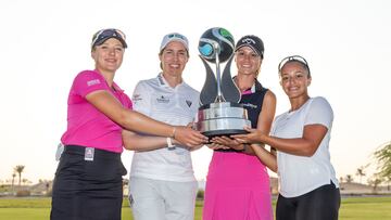 Carlota Ciganda se lleva el t¨ªtulo por equipos en Riad