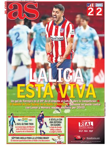 Las portadas de AS de febrero