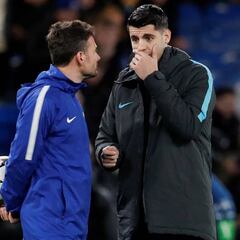 Morata, criticado en Inglaterra por cómo se tomó la suplencia