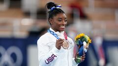 La estadounidense volvi&oacute; y se llev&oacute; el bronce en la final de la viga de equilibrio, para igualar el r&eacute;cord de medallas ganadas por una gimnasta norteamericana en Juegos Ol&iacute;mpicos.