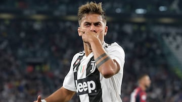 El mediapunta argentino de la Juventus, Paulo Dybala, durante un partido.