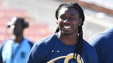 Aug 12, 2017; Los Angeles, CA, USA; Los Angeles Rams wide receiver Sammy Watkins  warms ups on the field before the game against the Dallas Cowboys at the Los Angeles Memorial Coliseum. Mandatory Credit: Jayne Kamin-Oncea-USA TODAY Sports