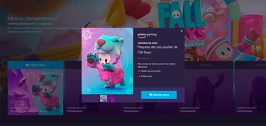 Fall Guys: cómo obtener las recompensas de Prime Gaming y el pack Oso Slushie