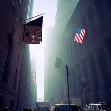 As¨ª se encontraba Wall Street d¨ªas despu¨¦s del atentado de las Torres Gemelas.