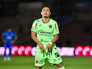 Sebastian Jurado of Juarez during the 11th round match between FC Juarez and Monterrey as part of the Liga BBVA MX Varonil, Torneo Clausura 2026 at Olimpico Benito Juarez Stadium, on March 13, 2026 in Ciudad Juarez, Chihuahua, Mexico.