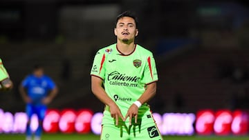 Sebastian Jurado of Juarez during the 11th round match between FC Juarez and Monterrey as part of the Liga BBVA MX Varonil, Torneo Clausura 2026 at Olimpico Benito Juarez Stadium, on March 13, 2026 in Ciudad Juarez, Chihuahua, Mexico.