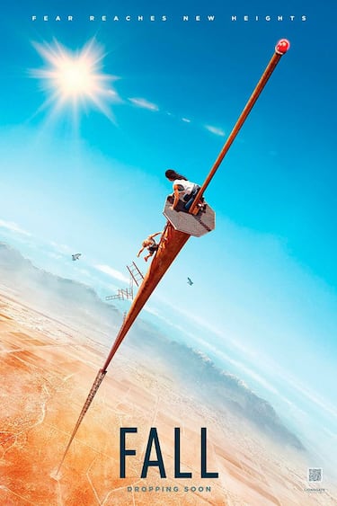 El angustioso tráiler de Vértigo (Fall) lleva el terror y la supervivencia a 600 metros de altura