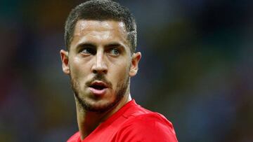 Hazard, en un partido de este Mundial.