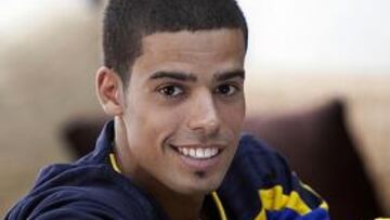 <b>SONRISA. </b>Aythami no ha dejado de sonreír durante la pretemporada. Por fin es un jugador más de la plantilla.