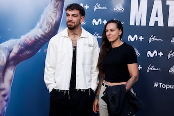 Vinicius, Carvajal y Courtois, protagonistas en la alfombra roja de la película de Ilia Topuria