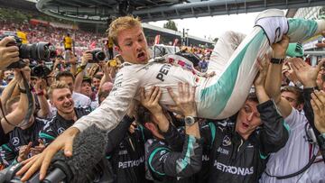 Nico Rosberg y otros deportistas que se retiraron en lo más alto