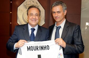 En 2010, Florentino fichó a José Mourinho tras su éxito con el Inter, buscando devolver al Madrid su competitividad. El equipo mostró mejoría, pero no ganó títulos ese año. Fue eliminado en semifinales de Copa y en octavos de Champions por el Lyon. En Liga, quedó segundo tras el Barcelona. Aunque sin trofeos, el proyecto de Mourinho sentó las bases para futuras conquistas.