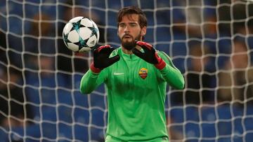 Alisson Becker, portero del Roma.