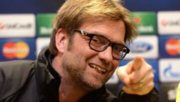 Jurgen Klopp, en la conferencia de prensa.