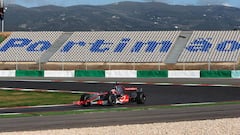 Test de McLaren en Portimao en 2009.