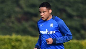 Luis Muriel entrena por separado con Atalanta