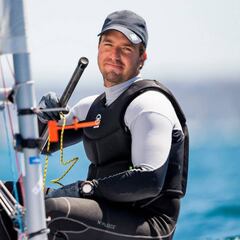 El canario Joaquín Blanco, líder destacado en Láser Standard