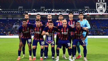 El Johor, disputando un partido de la Champions asiática. (@officialjohor)