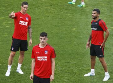 El Atlético vuelve al trabajo en su primer entrenamiento de pretemporada