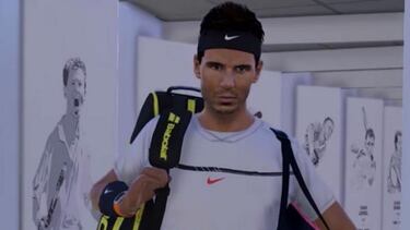 Rafa Nadal se luce en un nuevo gameplay de AO Tennis