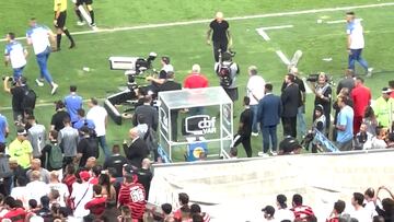 ¿Los últimos minutos de Jorge Sampaoli en Flamengo? Esto pasó en Maracaná