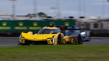 El Cadillac #01 de Chip Ganassi y Palou en las 24 Horas de Daytona 2024.