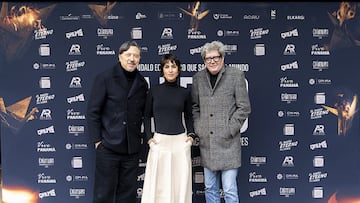 Carlos Bardem, Megan Montaner y Antonio Dechent. Foto: Rubén Chavero