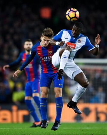 Denis Suárez y Pape Diop.