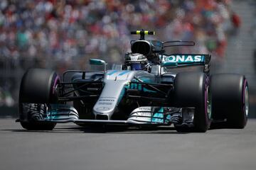 Valtteri Bottas en la calificación del GP de Canadá.