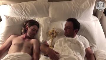 Fleetwood y Molinari durmieron con el trofeo bajo el brazo